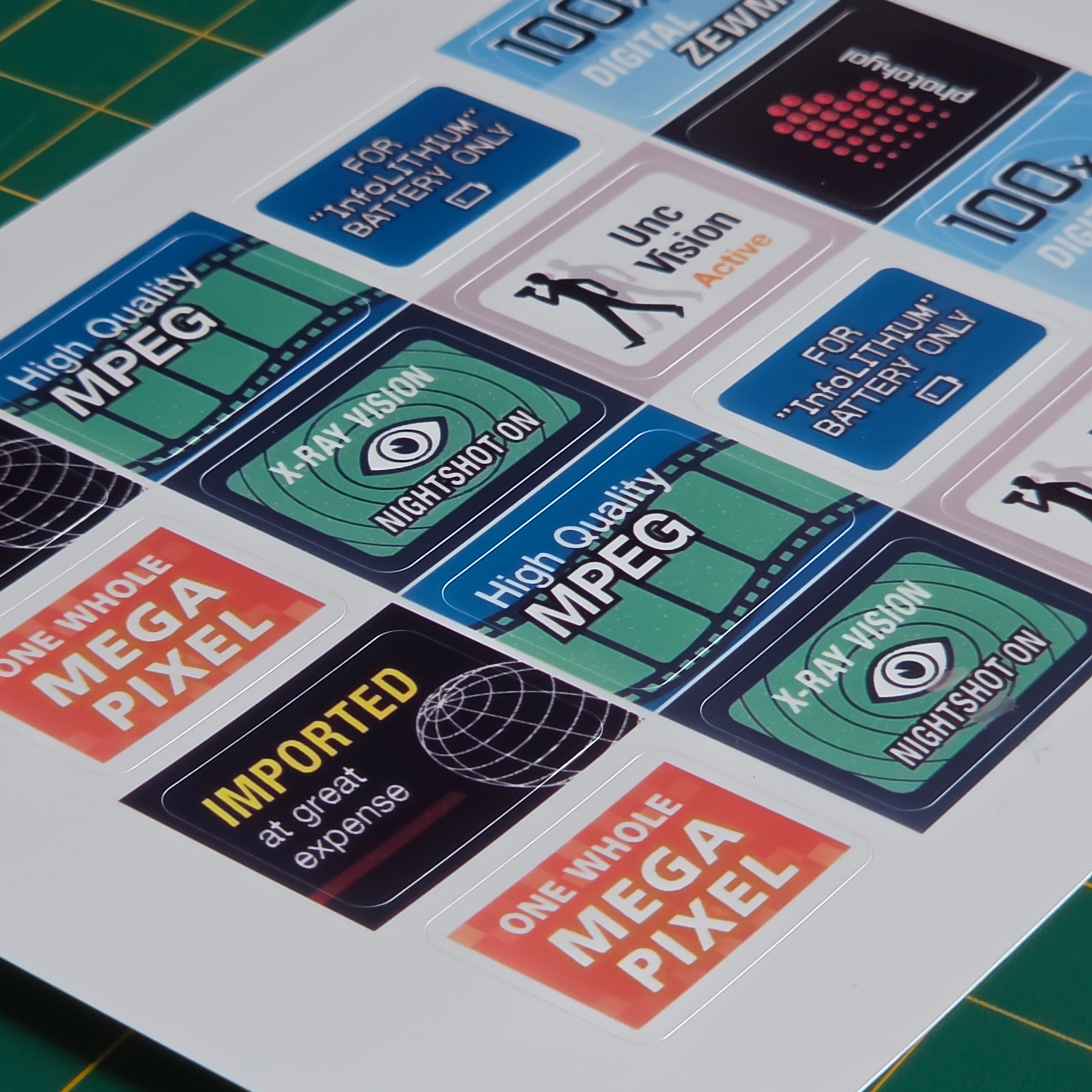 Camcorder Feature Sticker Set 02