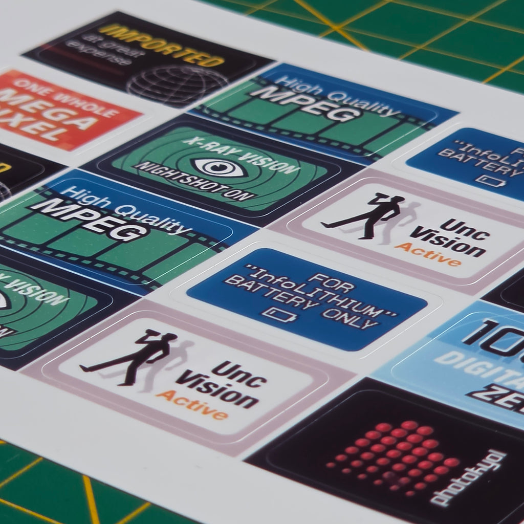 Camcorder Feature Sticker Set 02