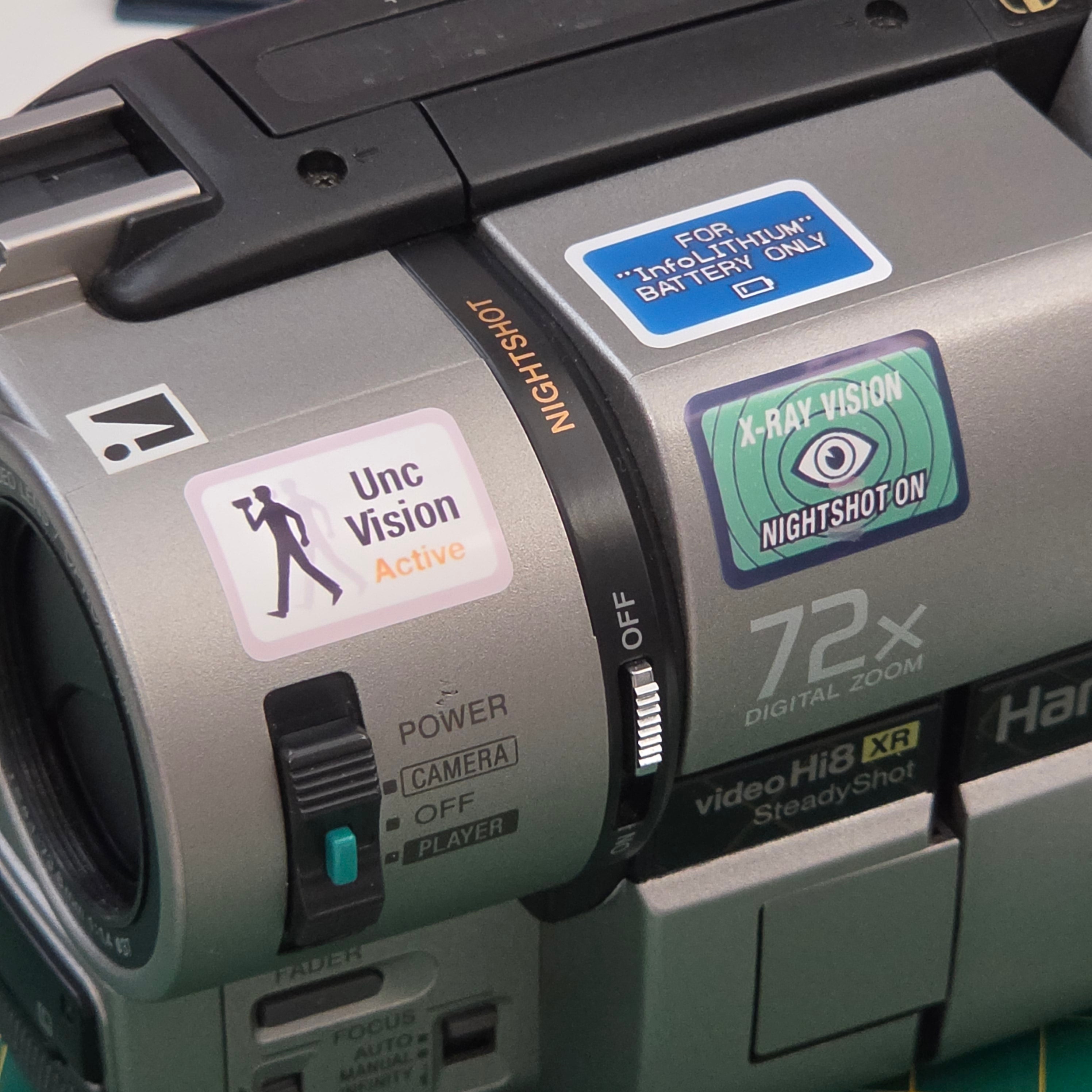 Camcorder Feature Sticker Set 02